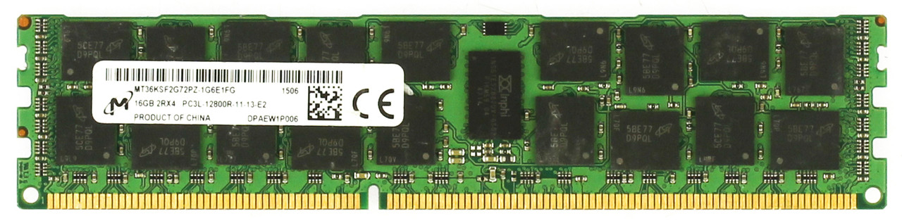 Micron MT36KSF2G72PZ-1G6E1FG 16GB DDR3 PC3L-12800R Memory Module