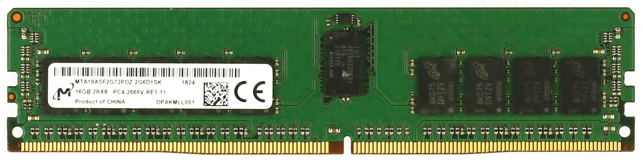 Micron 16GB DDR4 MTA18ASF2G72PDZ-2G6D1 Memory MTA18ASF2G72PDZ