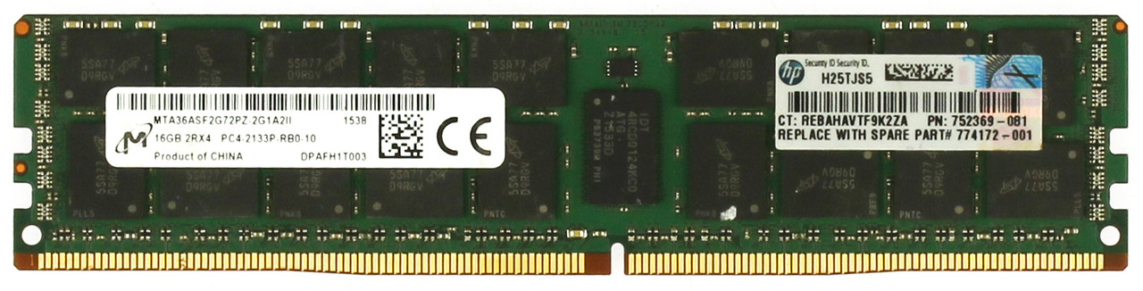 Micron MTA36ASF2G72PZ-2G1A2II 16GB PC4 2133P Memory Module