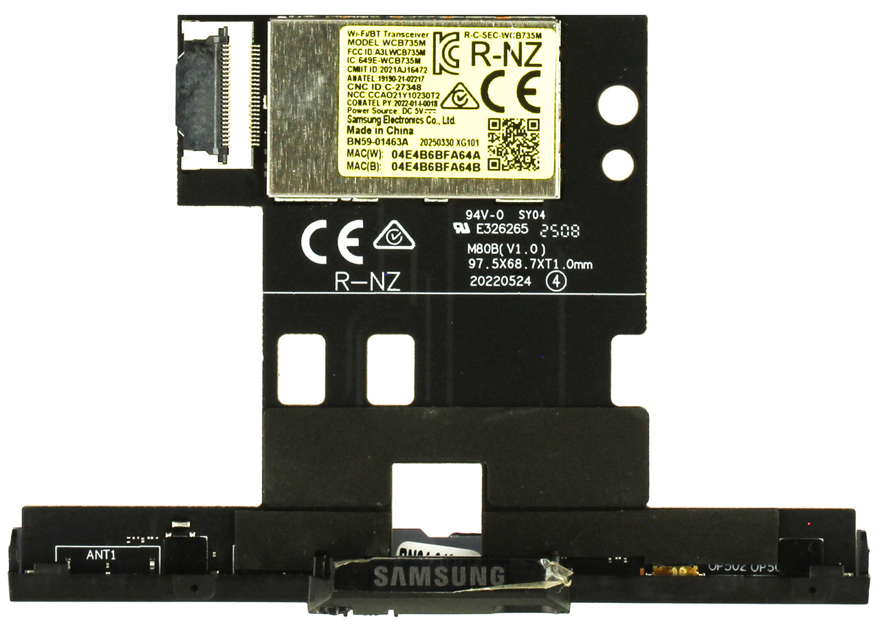 Samsung BN59-01463A (WCB735M) Wi-Fi and Bluetooth Wireless Module