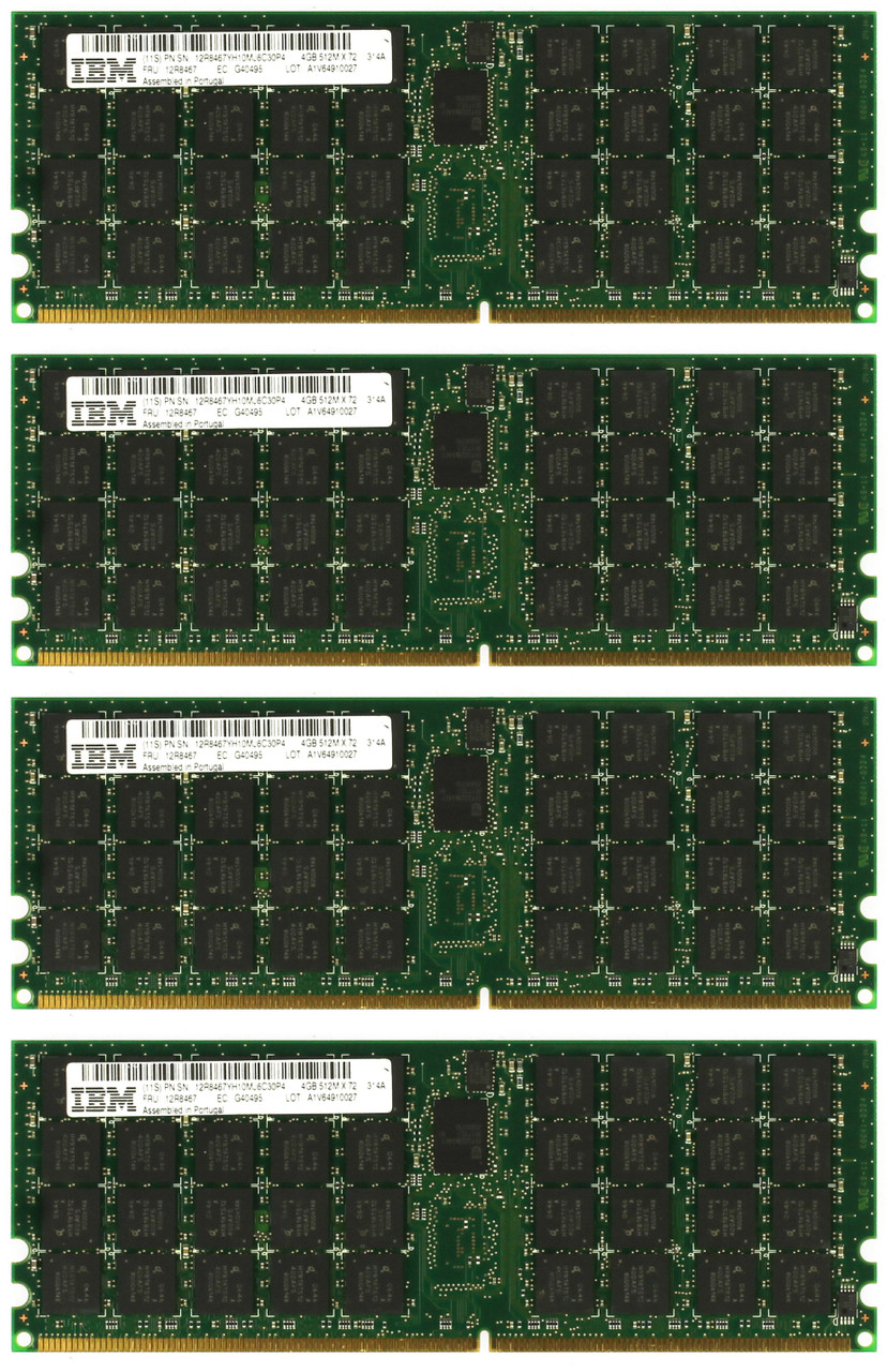 IBM 12R8467 4GB DDR2 Memory Module - Set of 4