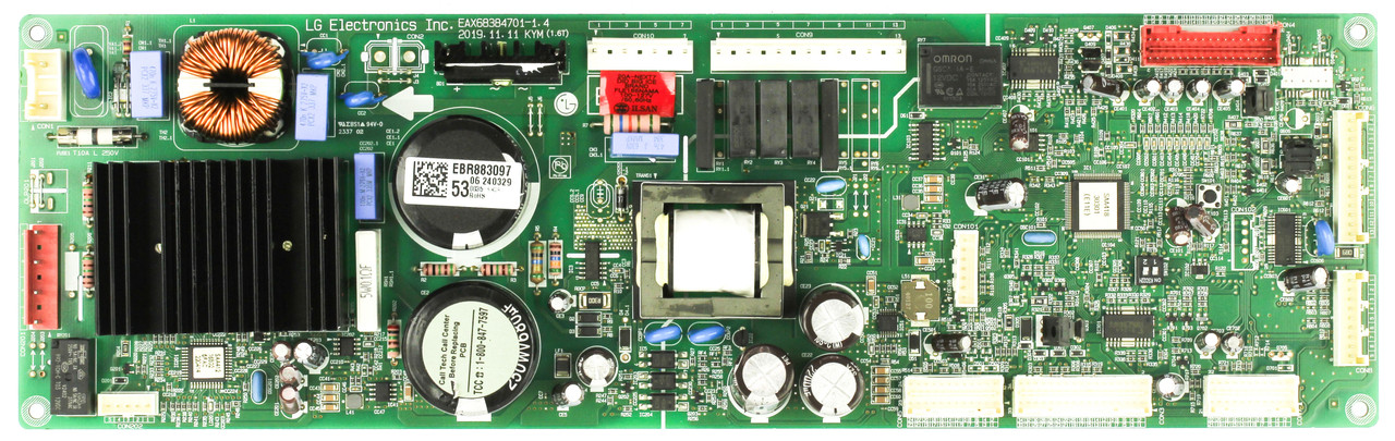 LG EBR88309753 Refrigerator Power Control Board 