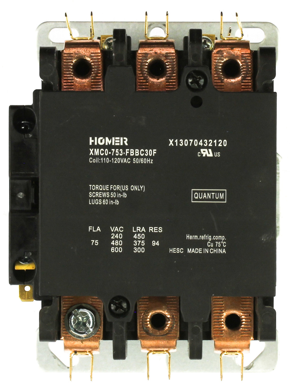 Homer X13070432120 Contactor