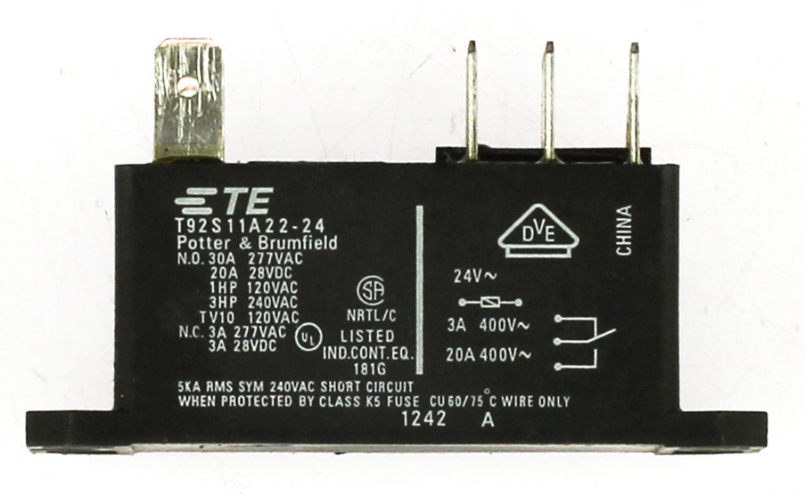 TE Potter & Brumfield T92S11A22-24 Relay