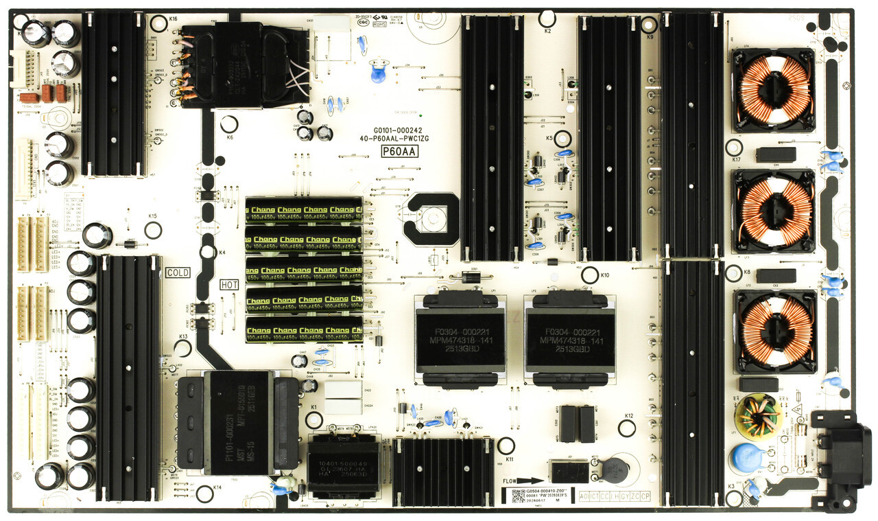 TCL G0504-000410-Z00 Power Supply Board