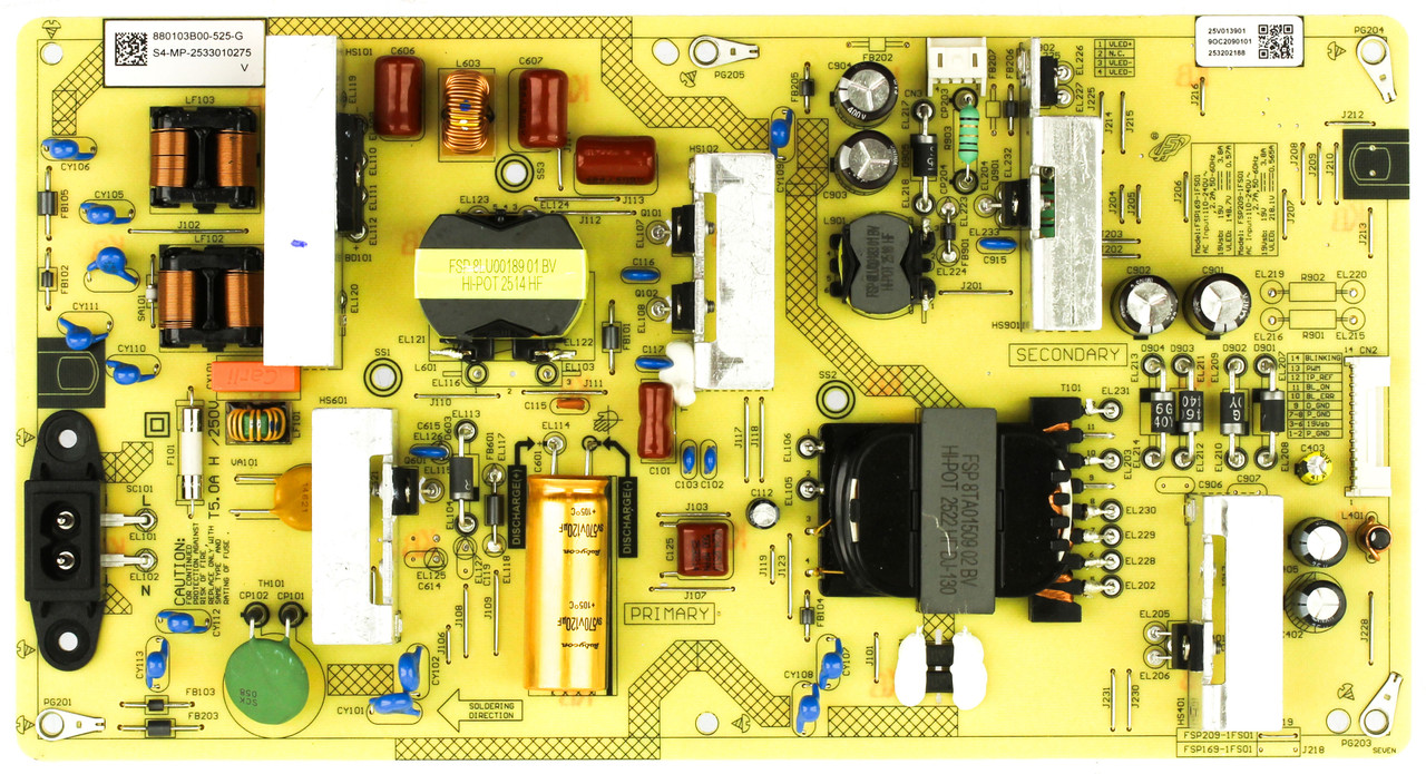 Sony 1-024-567-11 Power Supply Board