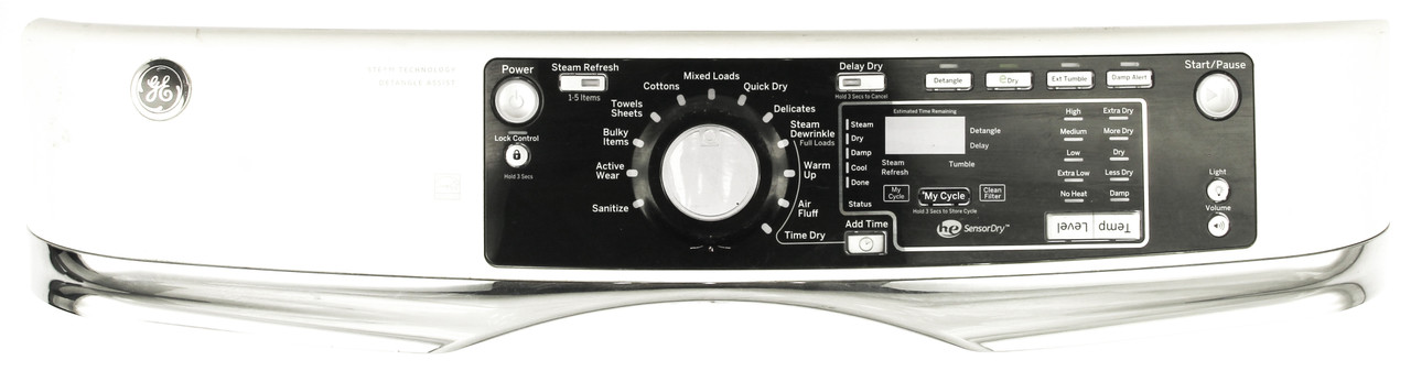 GE Dryer WE04X26058 Control Panel