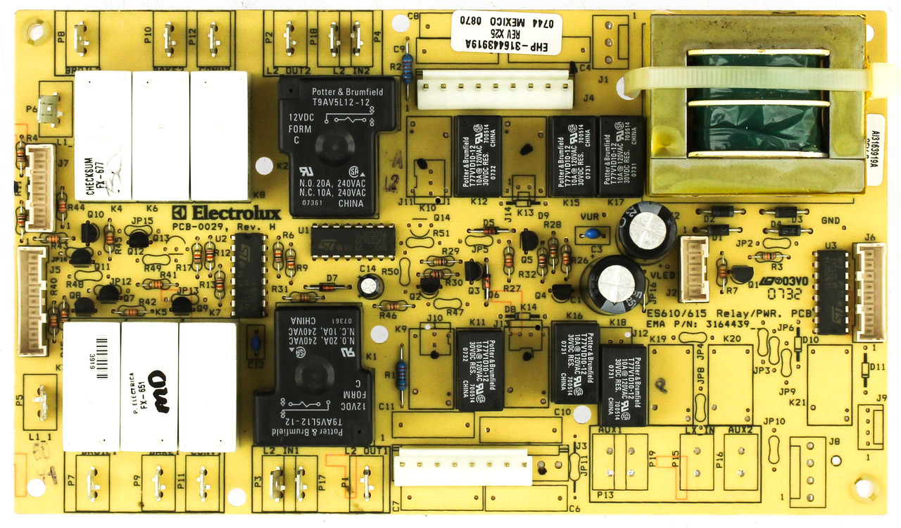 Frigidaire 316443919 Oven Relay Control Board