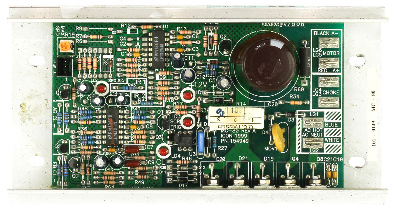 Icon/Nordic Track Treadmill 154949 MC-80 Motor Control Board Controller 