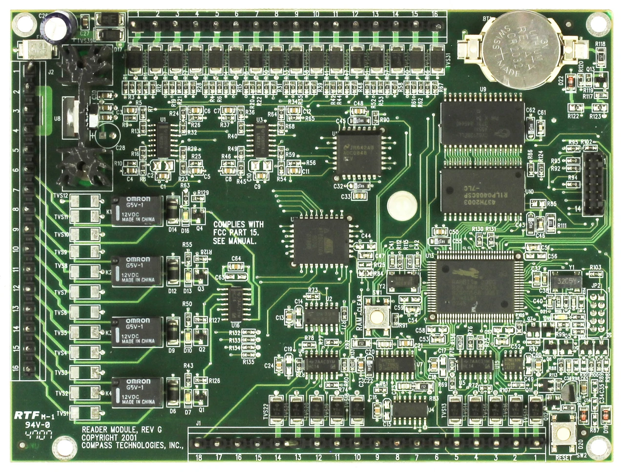 Compass Technologies CMLU-11 Reader Module Control Board
