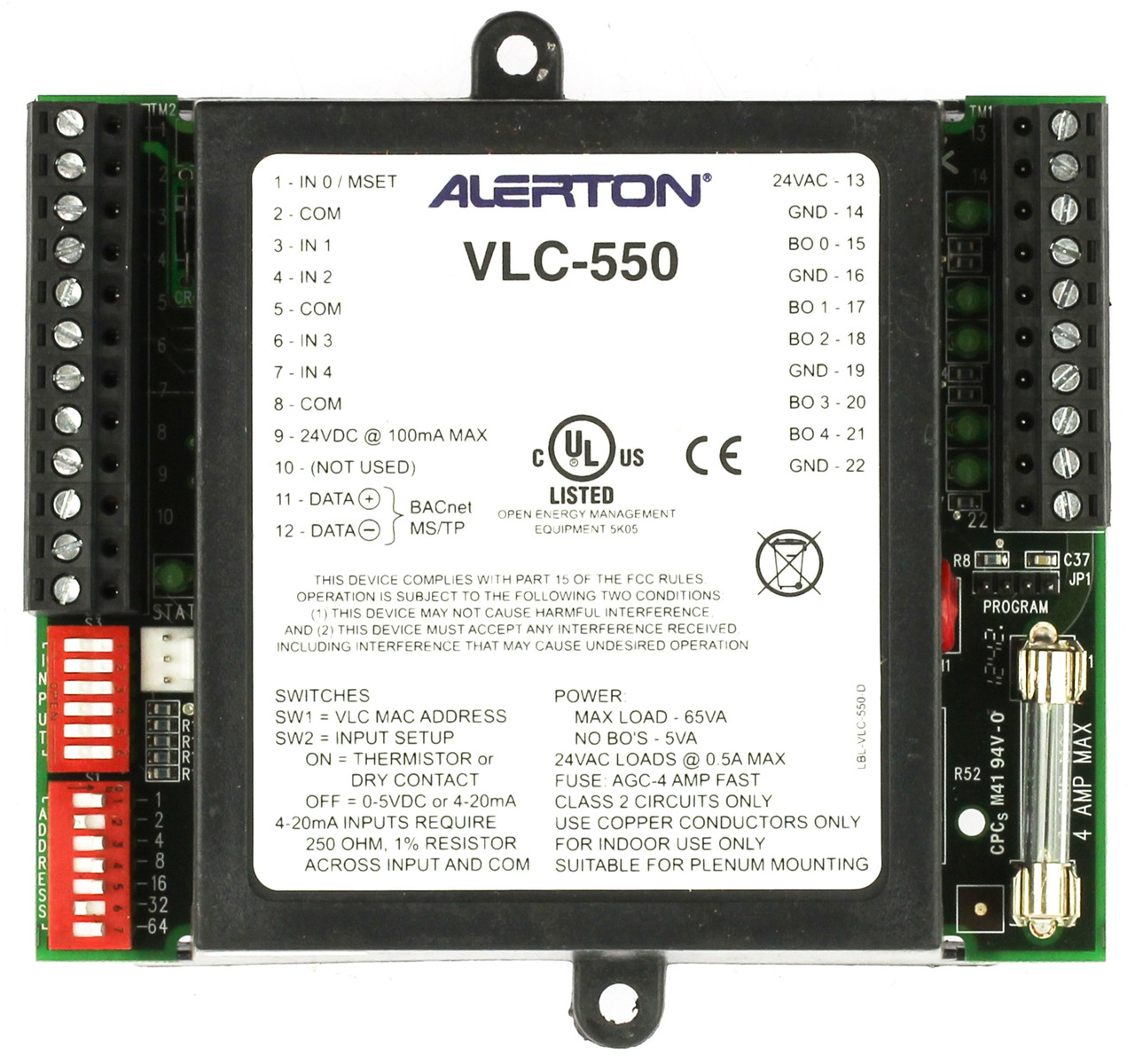 Alerton VLC-550 HVAC Control System Board