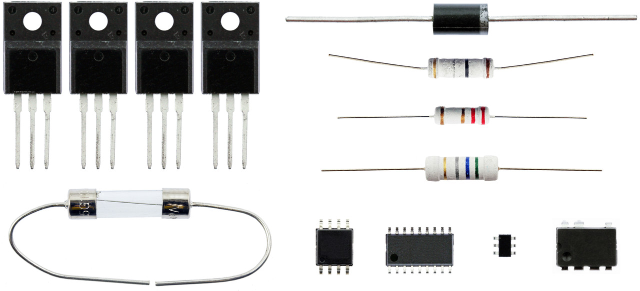 Sharp RUNTKB057WJQZ (DPS-168JP A) Power Supply Repair Kit LC-60LE600U