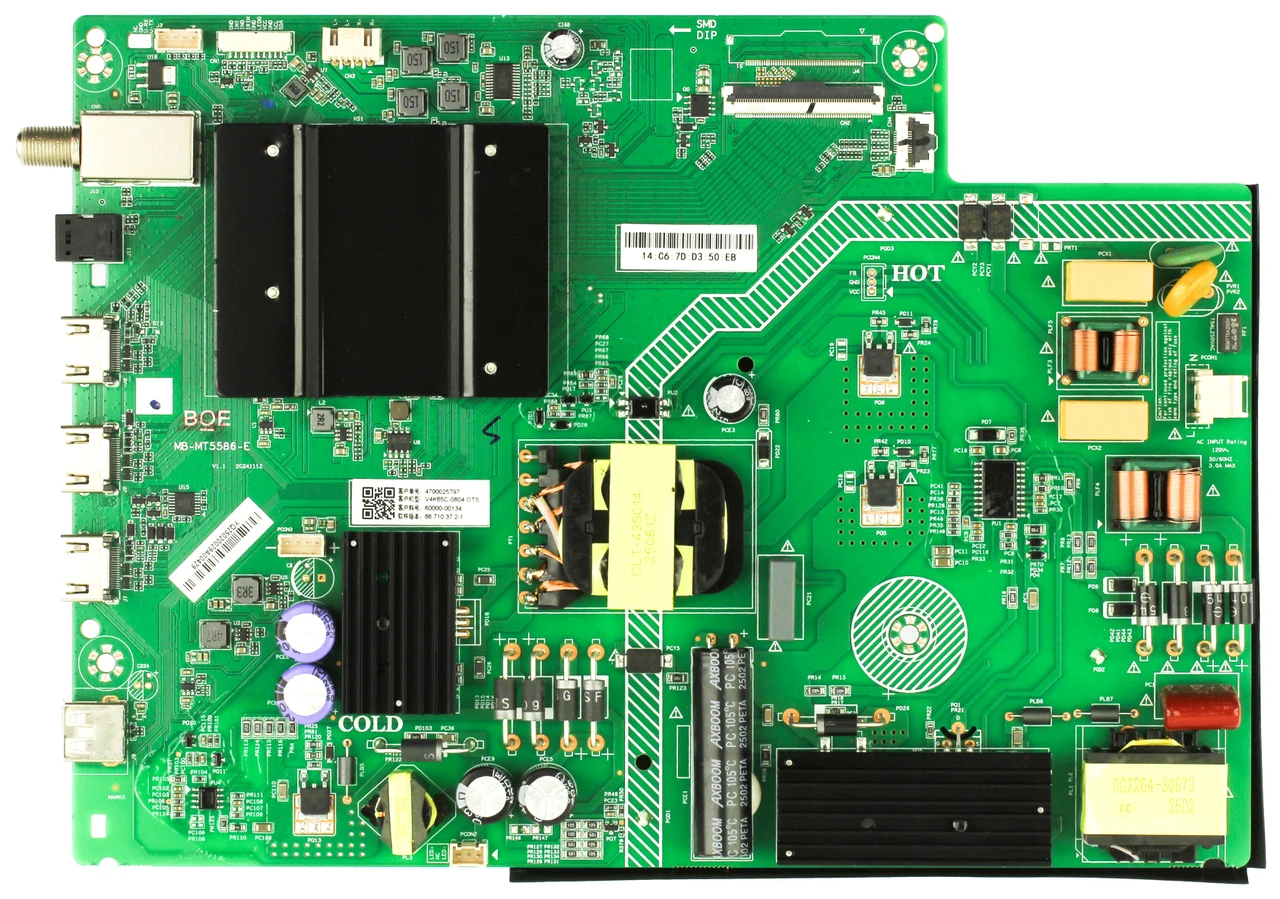 Vizio 60000-00134 Main Board / Power Supply for V4K65C-0804