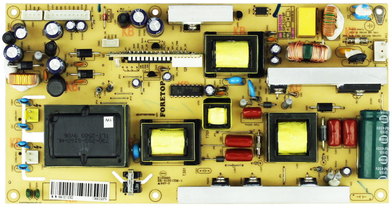 RCA SIPS32V8P Ver 3.3 Power Supply for 32LA30RQD