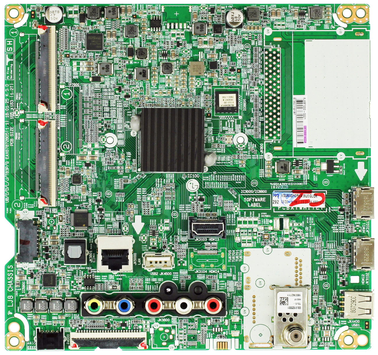 LG EBT65514004 Main Board for 65UK6090PUA.BUSGLOR