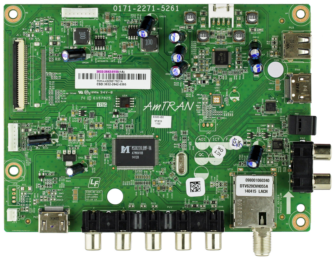 Vizio 3632-2642-0150 Main Board for E320-B0