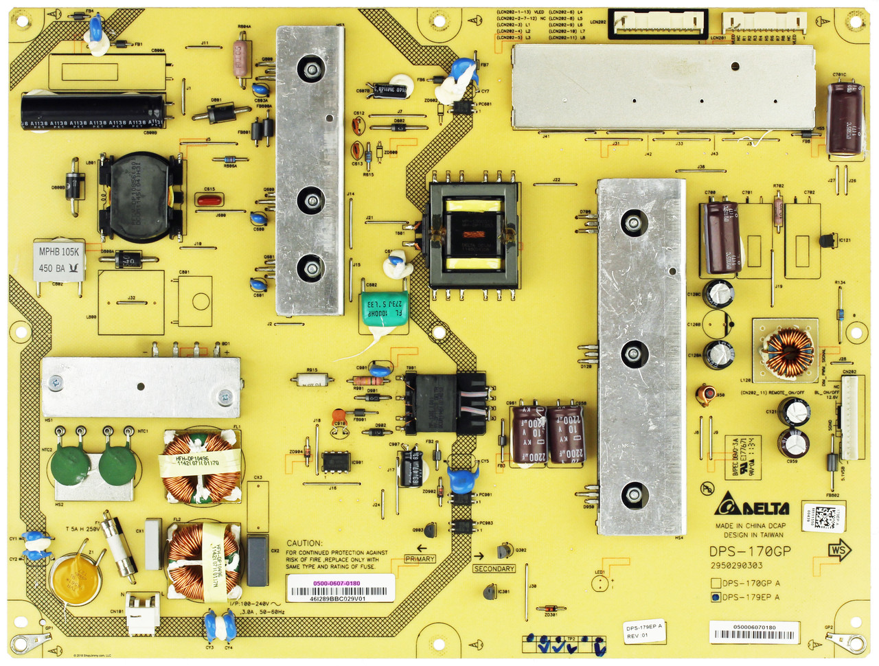 JVC 0500-0607-0180 Power Supply for JLE47BC3001