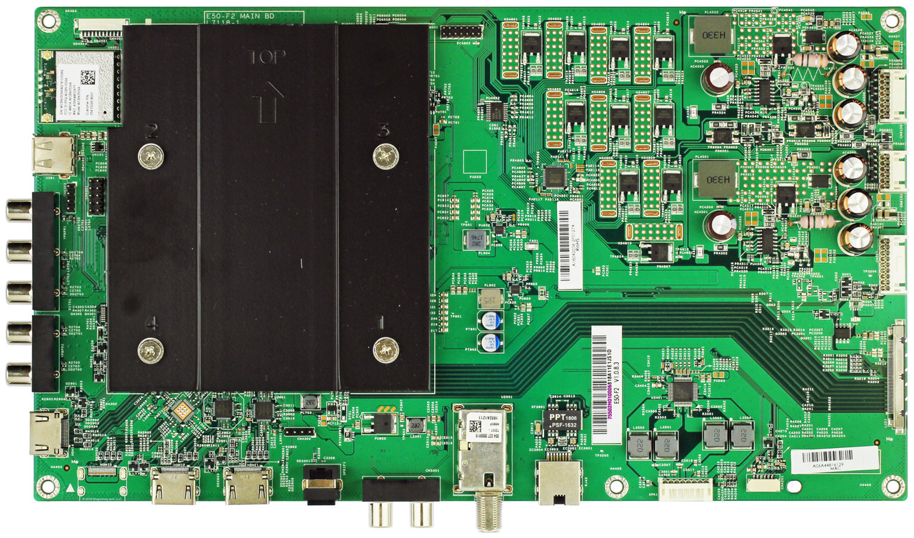 Vizio 755.02H01.0006/755.02H01.0007 Main Board for E50-F2 (LWZ2WYMU Serial)
