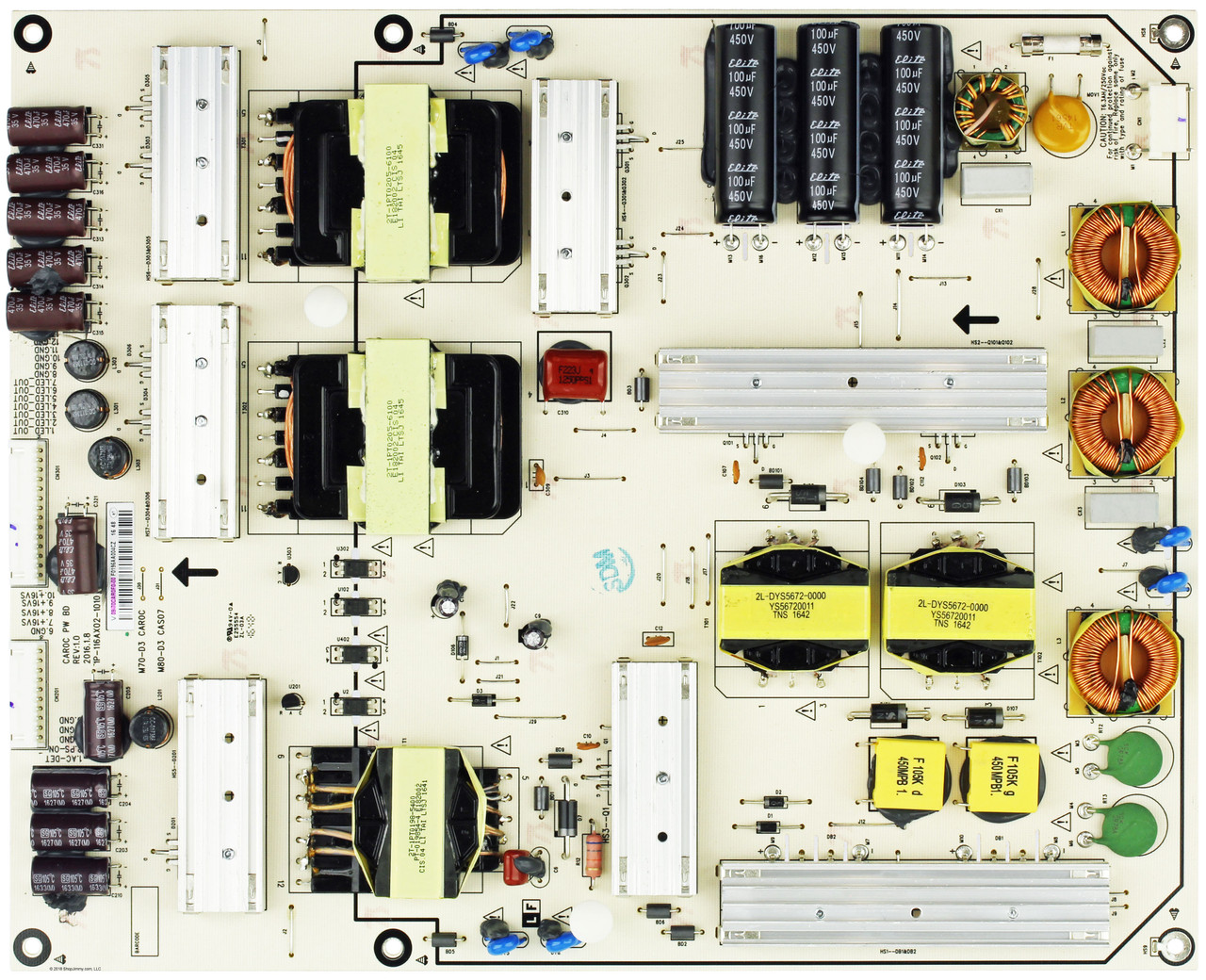 Vizio 09-70CAR0F0-00 Power Supply / LED Board 