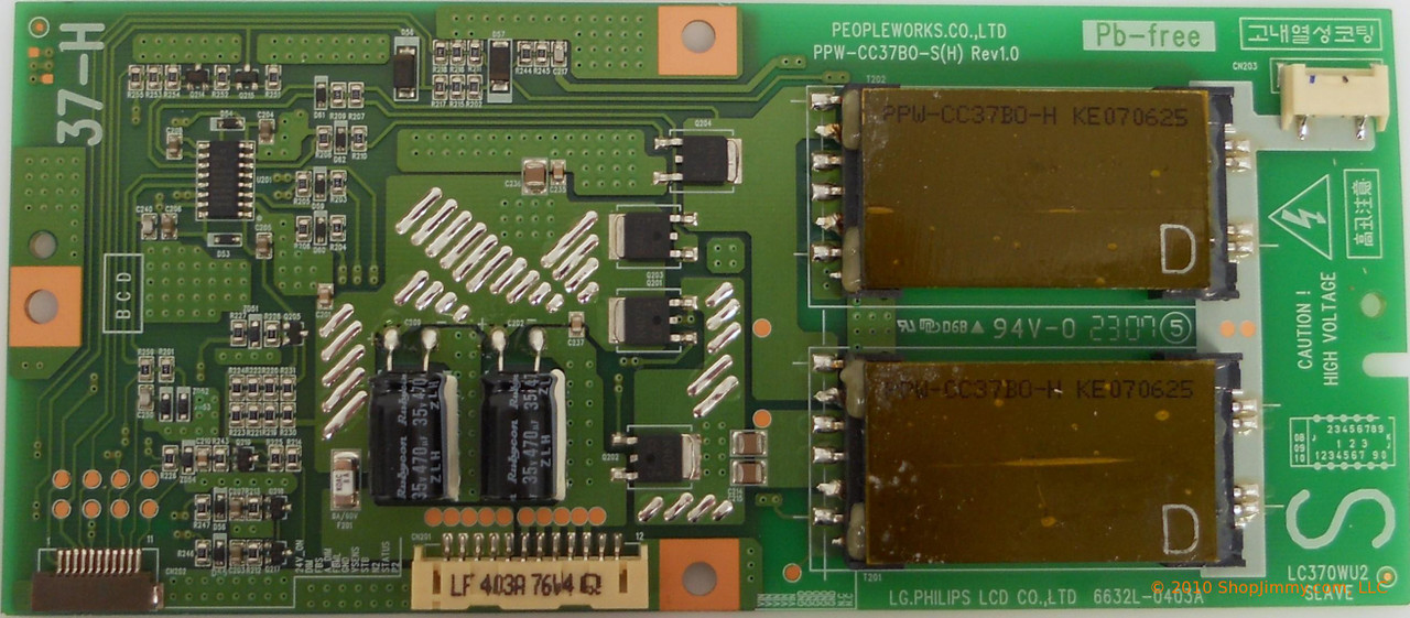 LG 6632L-0403A (PPW-CC37B0-S(H)) Backlight Inverter Slave