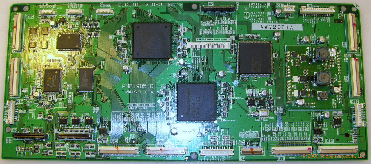Pioneer AWV2071 (ANP1985-D) Video Processing Assy