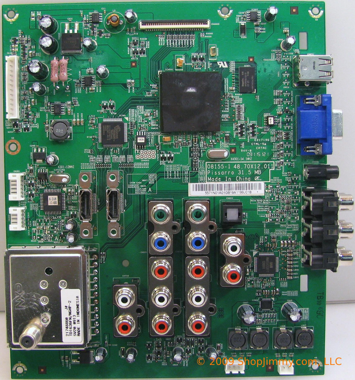 Dynex 55.71N01.A02G (08155-1) Main Board for DX-L321-10A