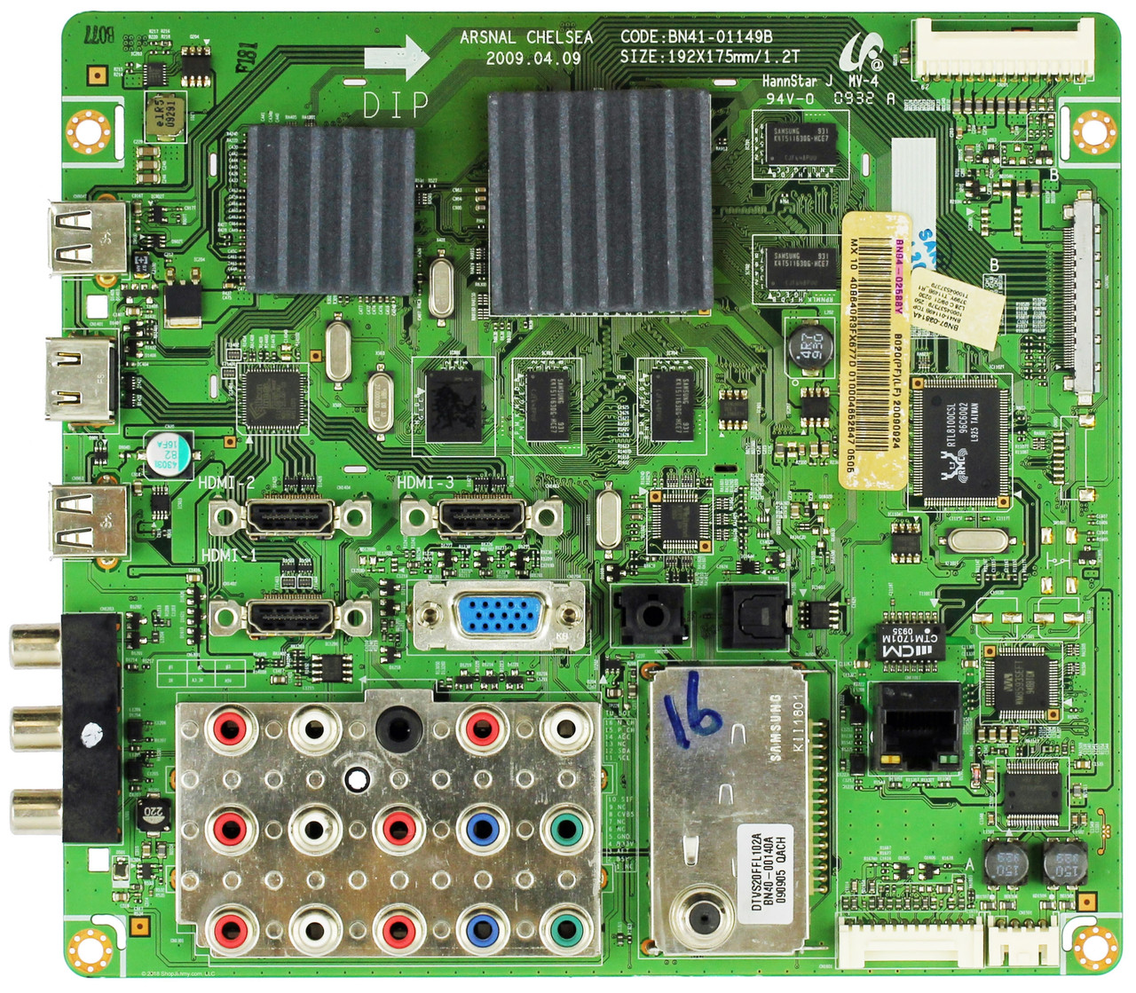 Samsung BN94-02588Y Main Board for LN40B640R3FXZA