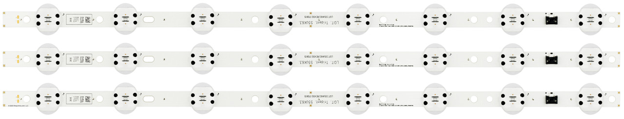 LG EAV64013702 LED Backlight Strips (3) NEW