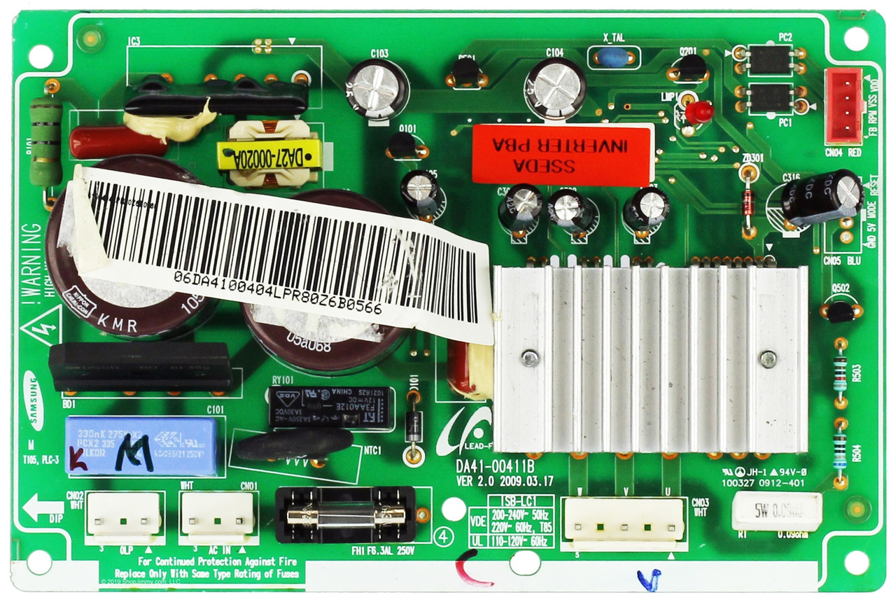 Samsung Refrigerator DA41-00404L PCB Inverter