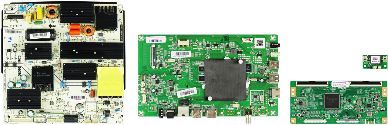 Polaroid 55T7U Complete LED TV Repair Parts Kit VERSION 3 (SEE NOTE)