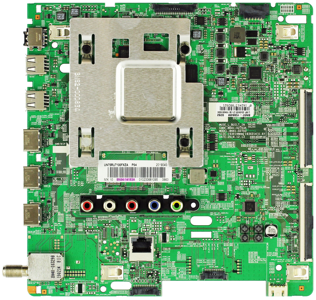 Samsung BN94-14183A Main Board for UN75RU7100FXZA (Version BA02)