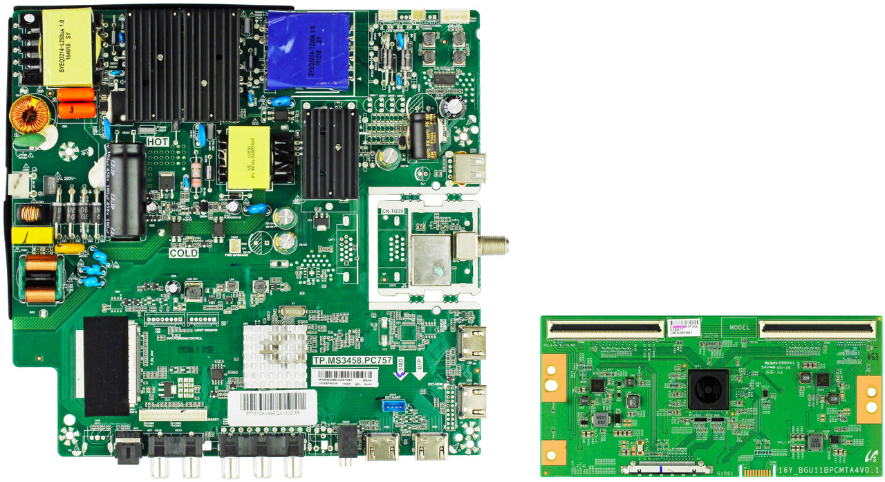 Avera 49EQX10 LED TV Repair Parts Kit - Version 1
