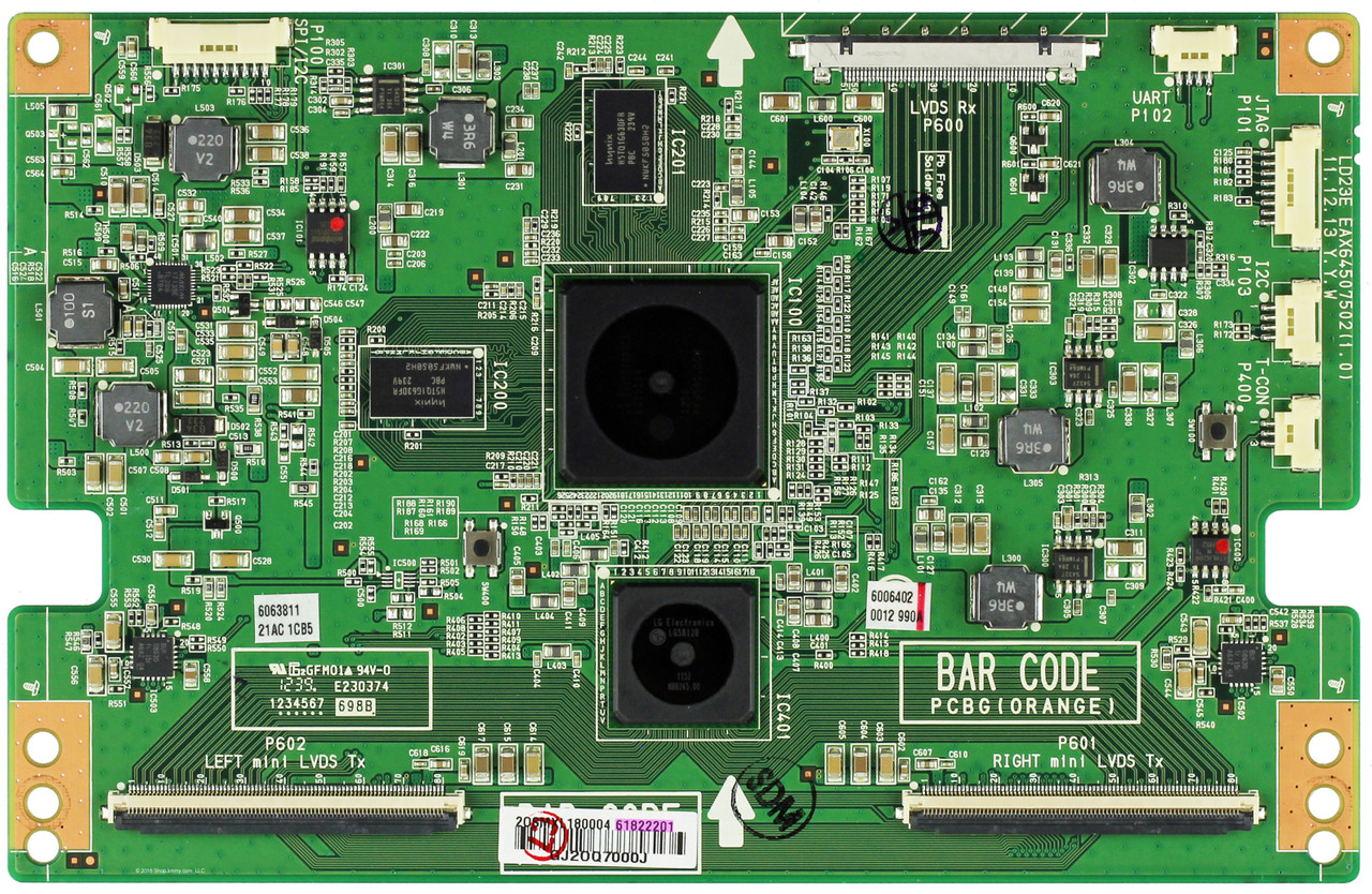LG EBR61822201 (EAX64507502(1.0)) T-Con Board for 55LM9600-UC