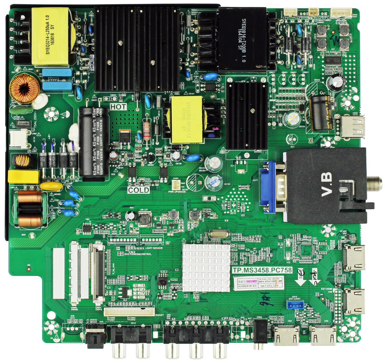 Sceptre 8142121342037 Main Board / Power Supply for U550CV-UMR