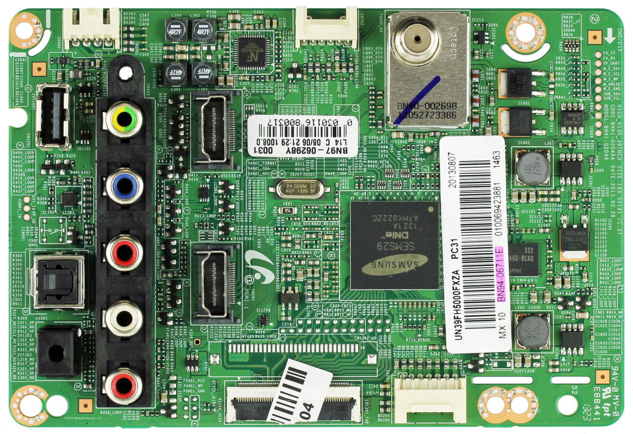 Samsung BN94-06711E Main Board for UN39FH5000FXZA