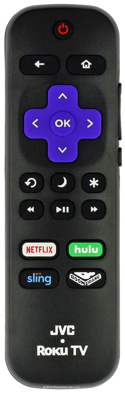 JVC Roku Remote Control Version 1 -- New