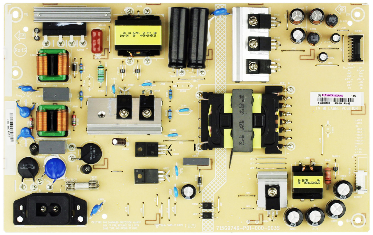 Sharp PLTVHYA11XAHC Power Supply Board