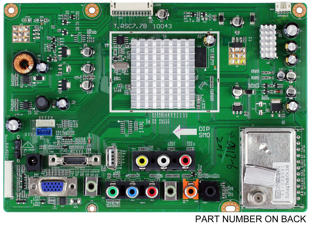 Coby SR07100200012 (T.RSC7.7B 10043) Main Board for LED-TV2235