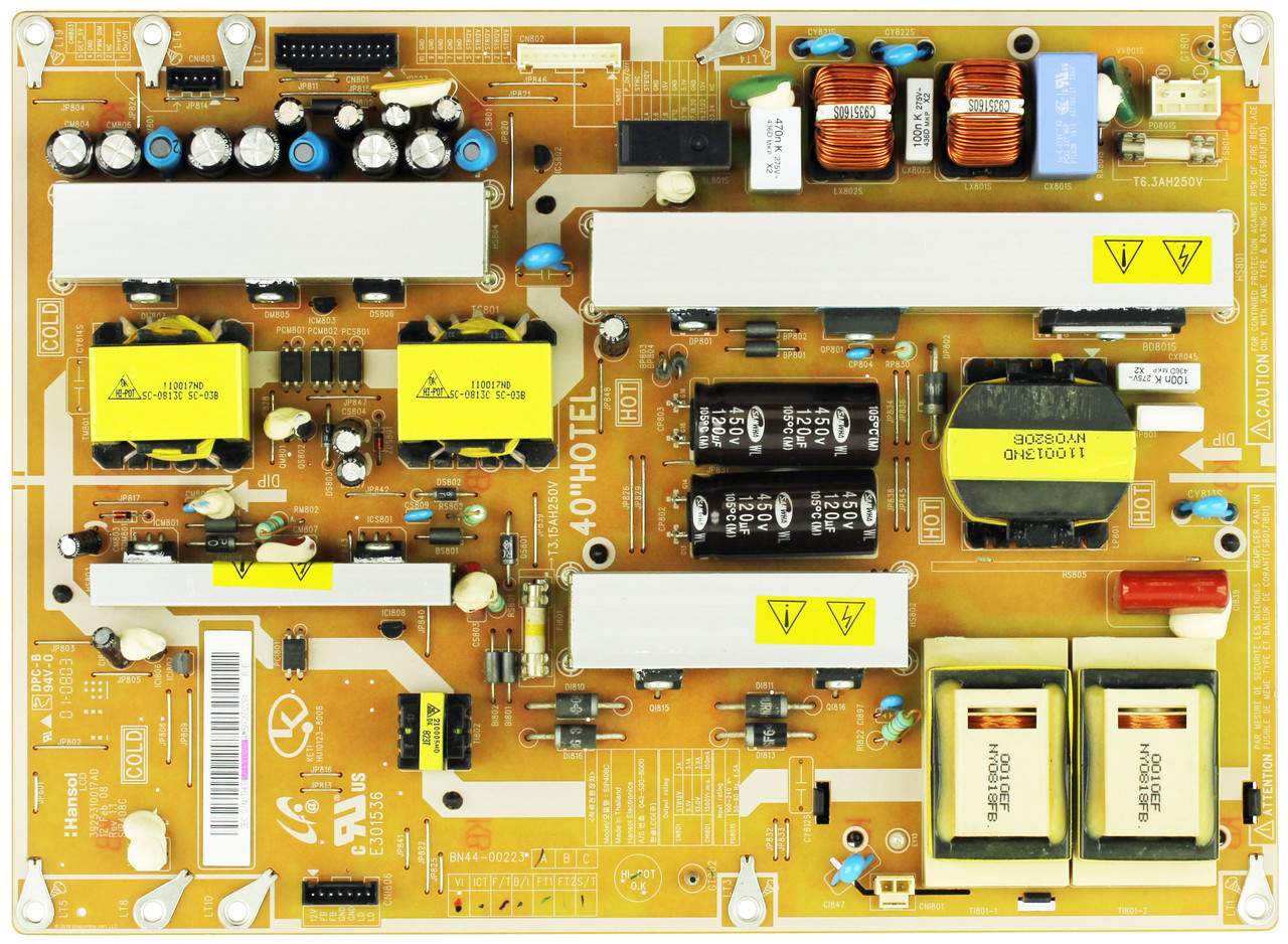 Samsung BN44-00223A Power Supply for LN40A450C1HXZA