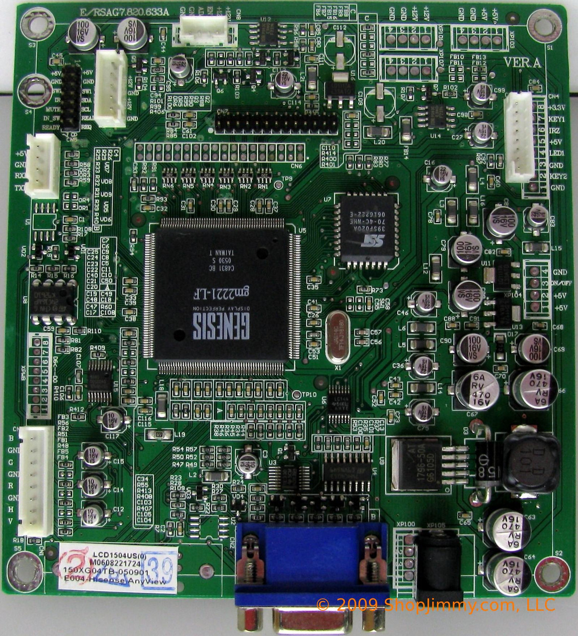 Hisense E/RSAG7.820.633A Main Board for LCD1504US