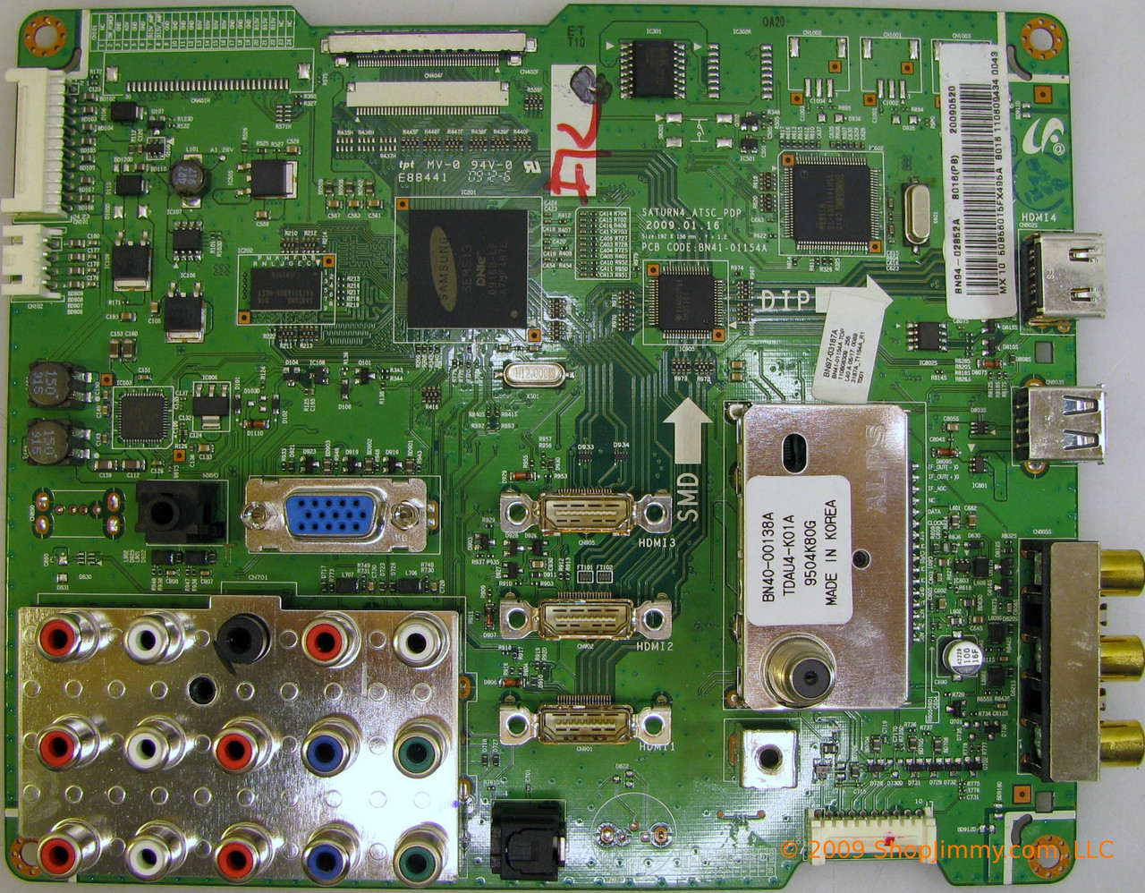 Samsung BN94-02852A (BN41-01154A) Main Board for PN50B560T5FXZA