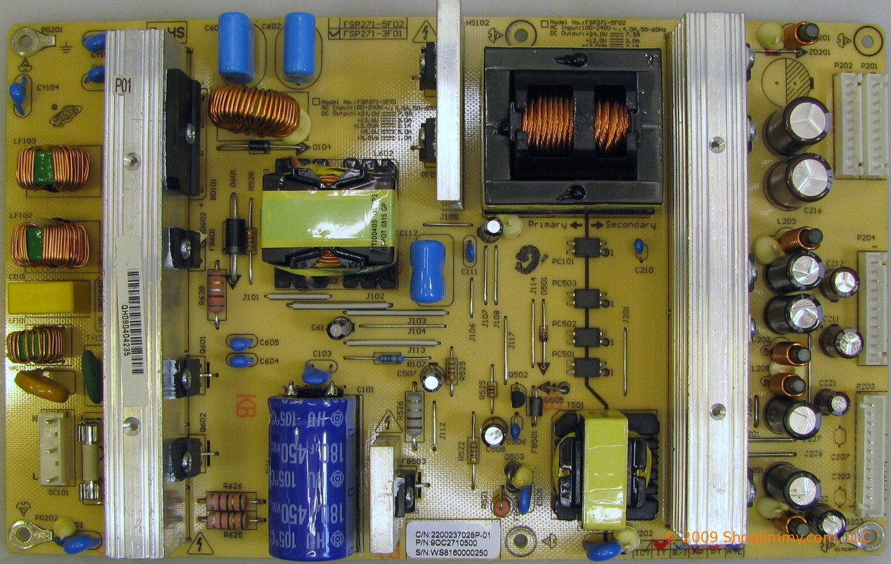 ViewSonic 271-3F01 Power Supply for N3735W-2M VS11771-2M