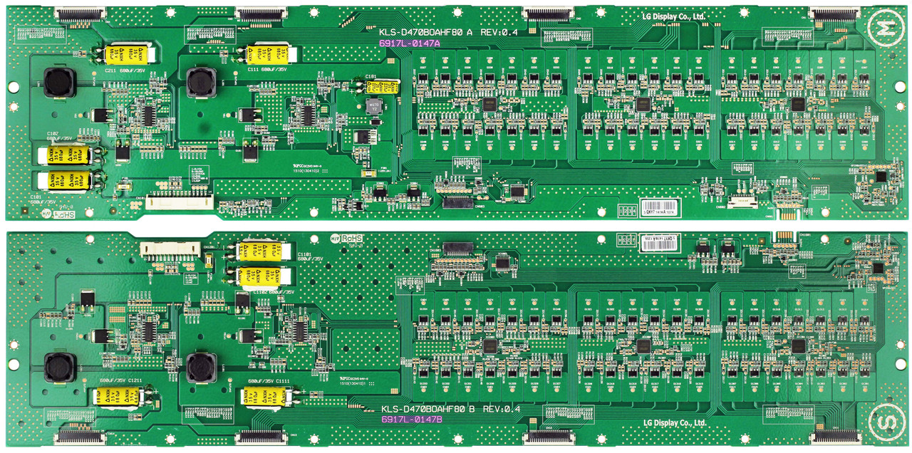 LG 6917L-0147A/6917L-0147B (KLS-D470B0AHF80) LED Driver Set