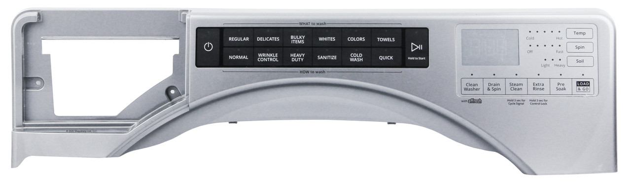 Whirlpool Washer W11294801 Top Console