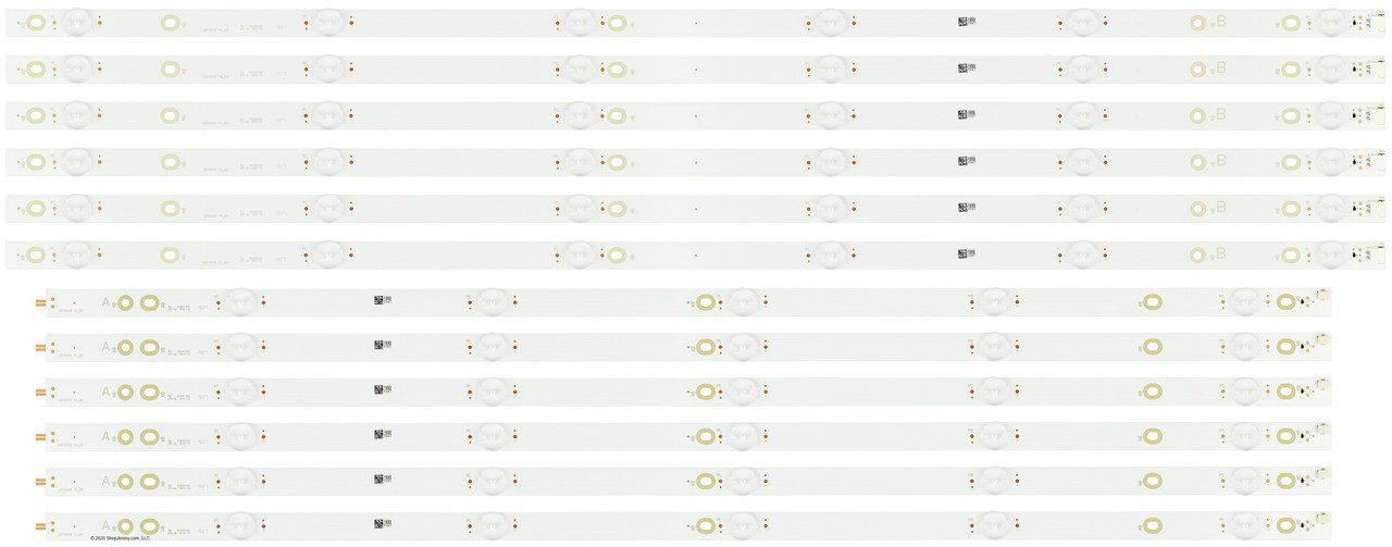 Sharp Vizio LB7000D LED Backlight Strips (12) V705-G3 4T-B70CJ1U 