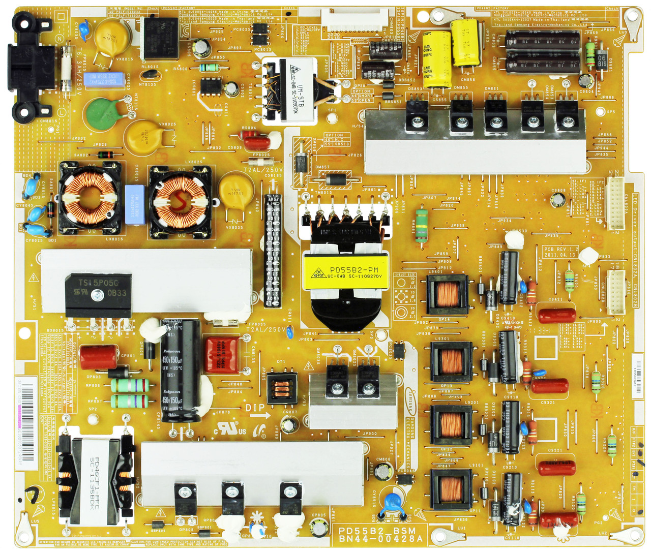 Samsung BN44-00428A Power Supply / LED Board for UN55D7000LFXZA