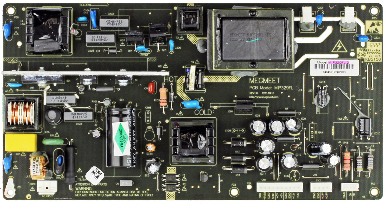 Sceptre MIP320FL-2 Power Supply / Backlight Inverter for X322BV-HD