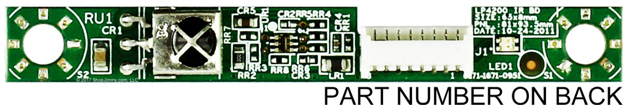 JVC 3542-0012-0189 (0171-1671-0951) IR Board Assy