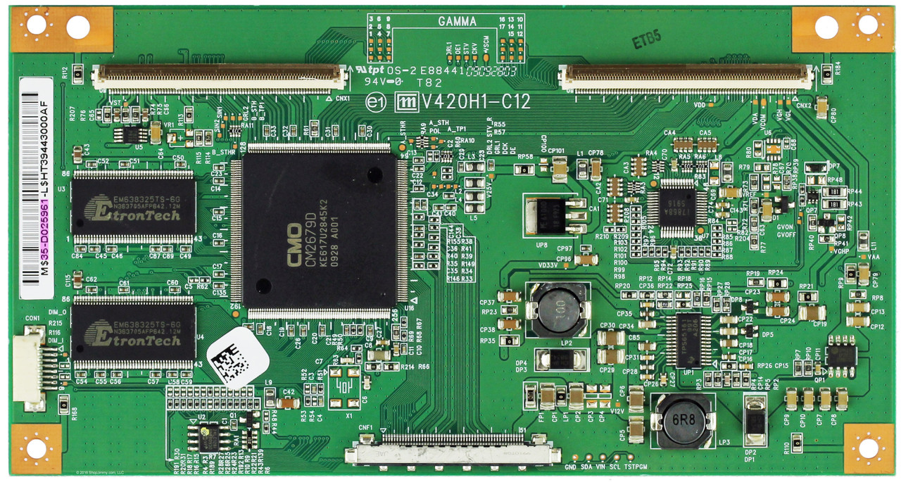 Chi Mei Optoelectronics 35-D025961 T-Con Board