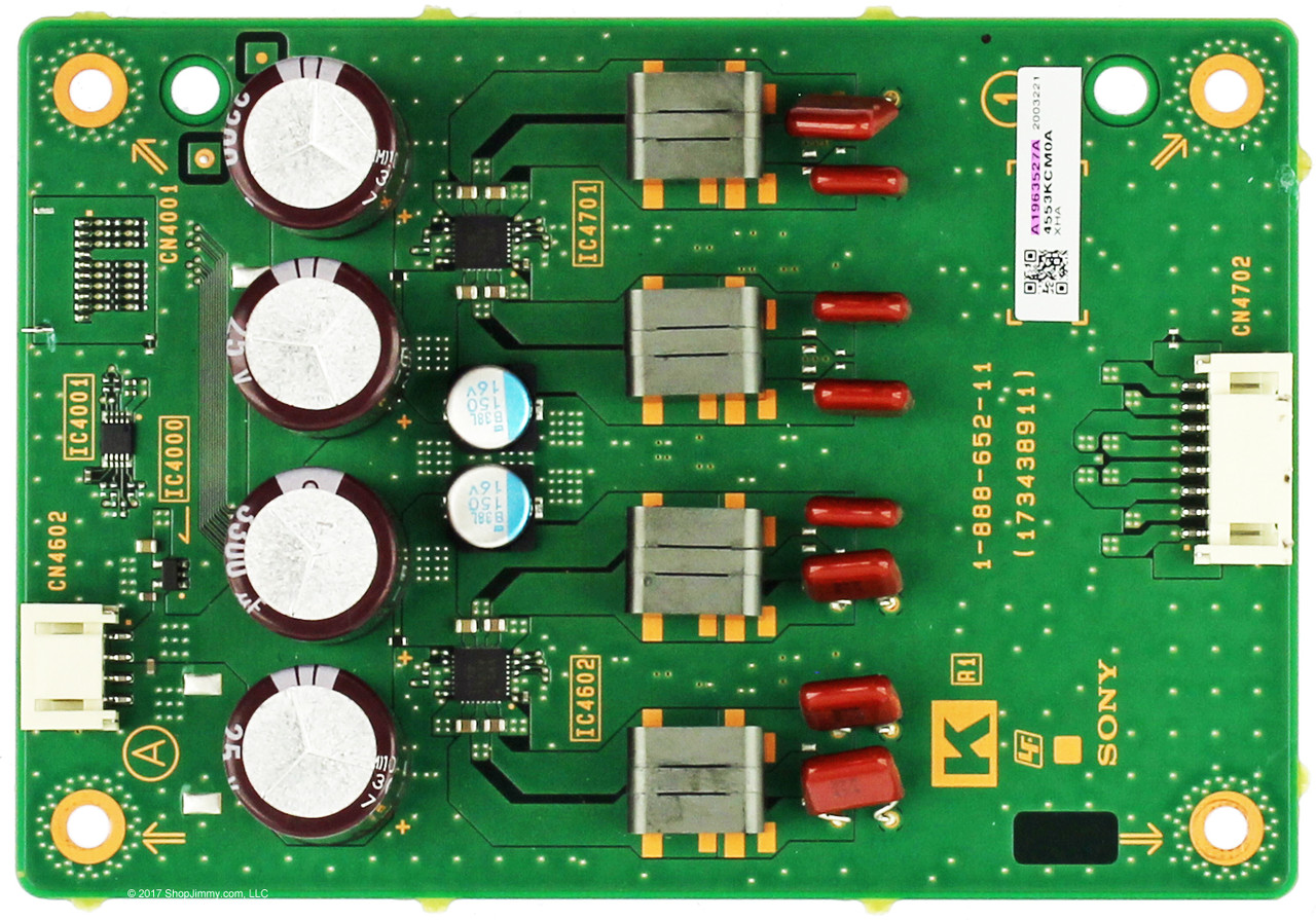 Sony A-1963-527-A (1-888-652-11, 173438911) K Board for KDL-65S990A